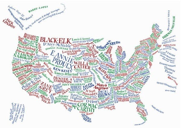 US author map