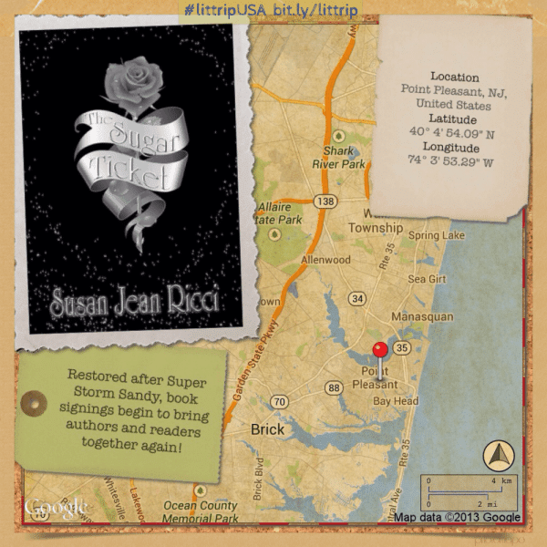 Literary Road Trip: Susan Jean Ricci & The Sugar Ticket