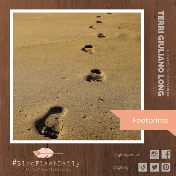 #BlogFlashDaily Writing Prompt: Footprints