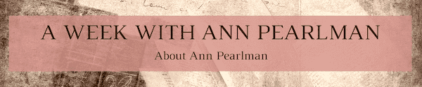 A Week with Ann Pearlman - About Ann Pearlman