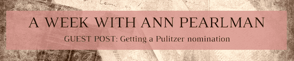 A Week with Ann Pearlman - Guest Post