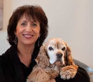 Mindy Pollack-Fusi with her cocker spaniel Gilligan